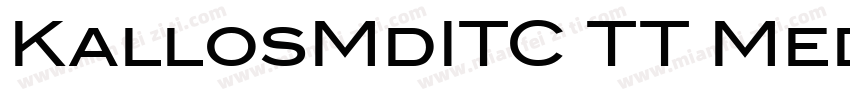KallosMdITC TT Medium字体转换